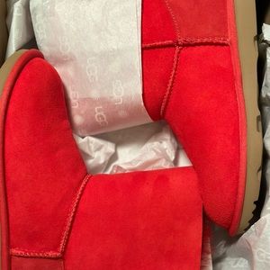 BRAND New in original box!  Red UGG Red Bailey Bow II